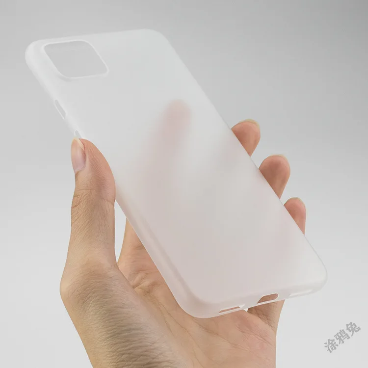 Ultra Thin Matte PP Case For Google Pixel 4 3a 3 xl  Full Cover Hard PC Shockproof Case Pixel4 phone card case