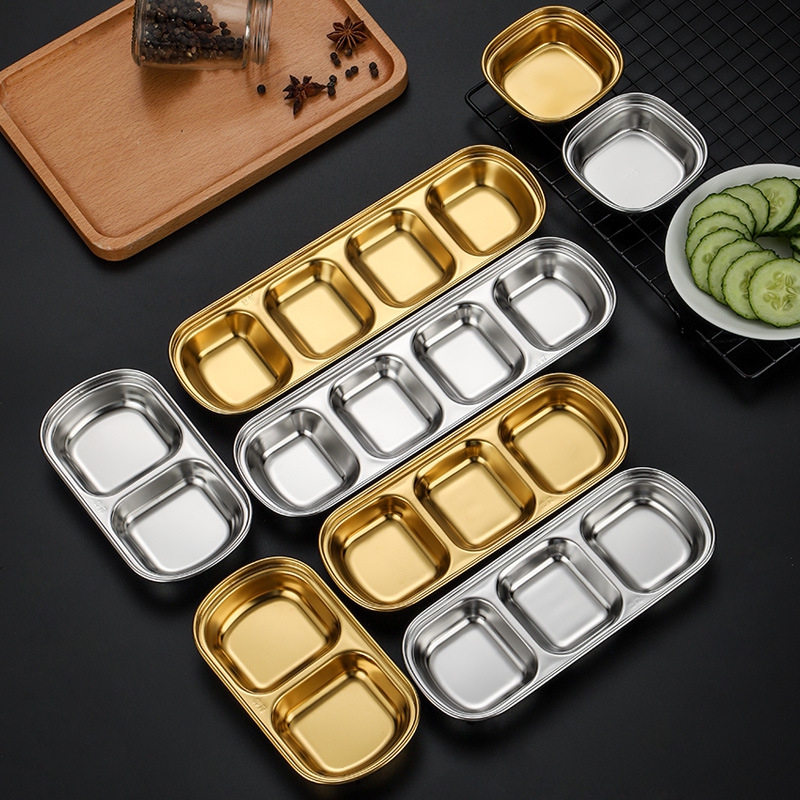Stainless Steel Sugar Tomato Sauce Sauce Dipping Bowls Home Condiment Container Small Cup Single Dip