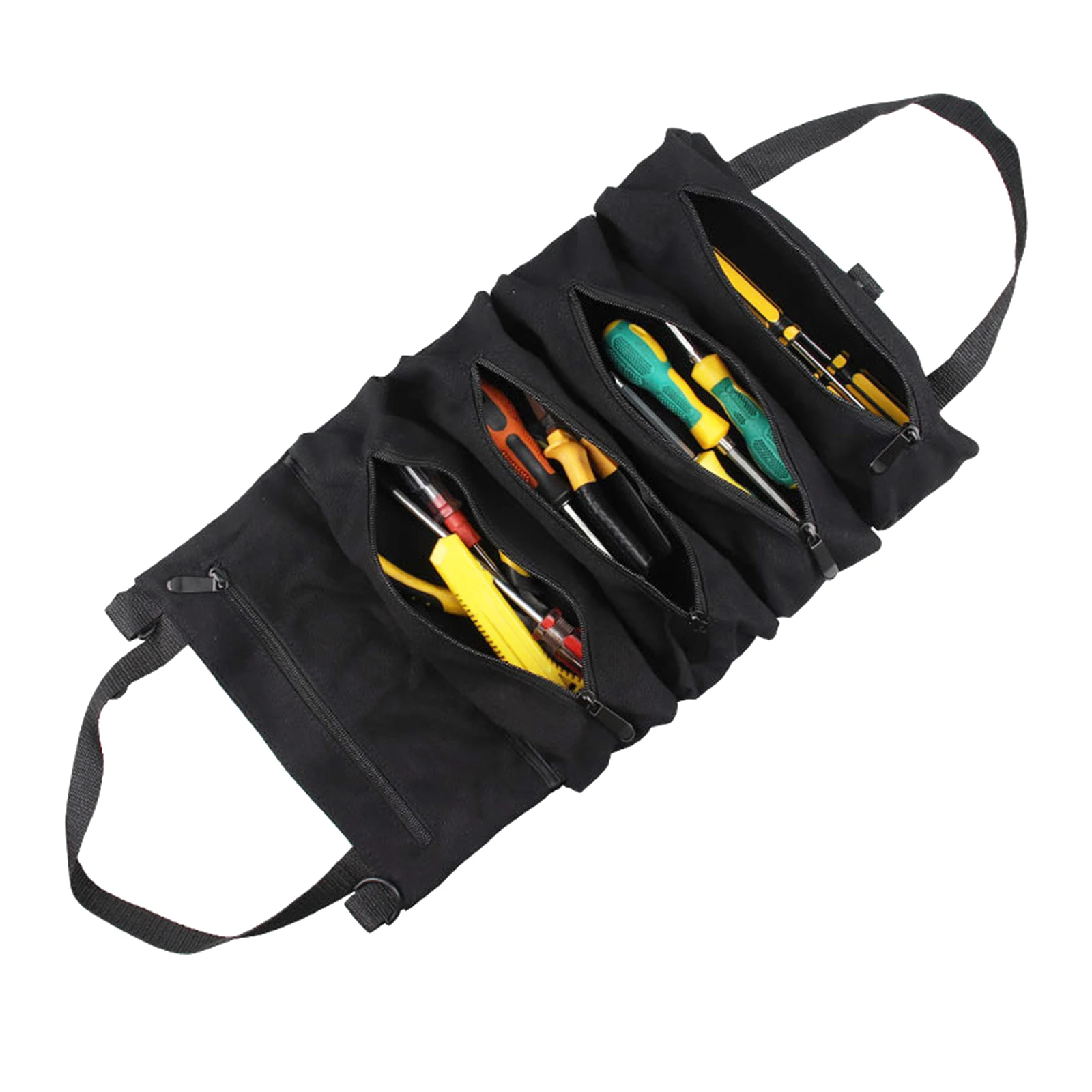 Tool Roll Organizer Large Capacity for Camping Gear Mechanical Essentials