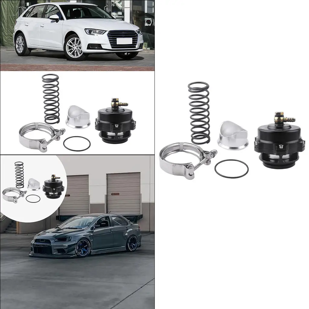 Car Turbo Blow Off Valve Relief Valves Set Modification Parts Durable Universal High Performance Rust-Proof Fit for Most Cars