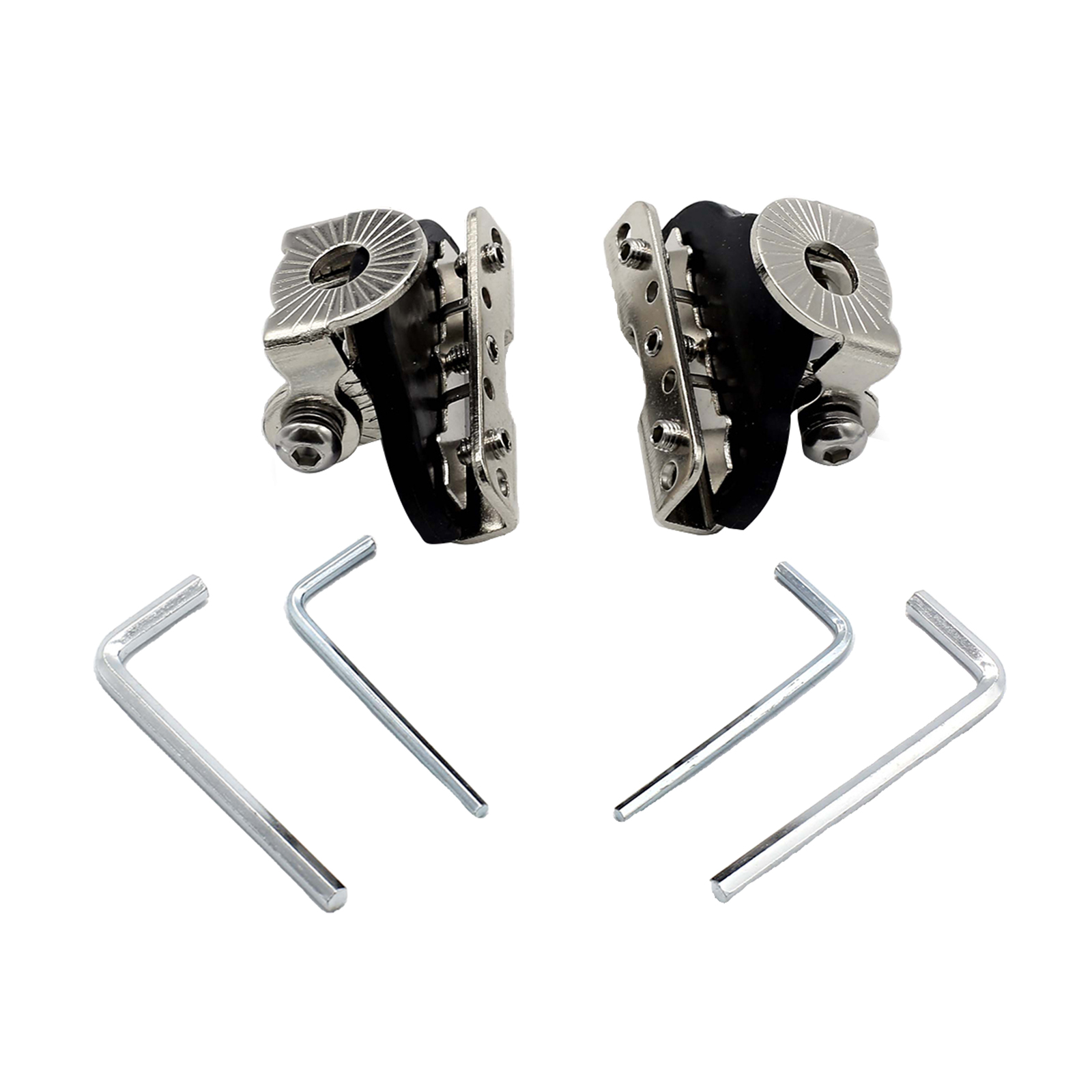2 Pieces Stainless Steel Universal Car LED Work Light Bar Mounting Bracket Holder, Simple Installation