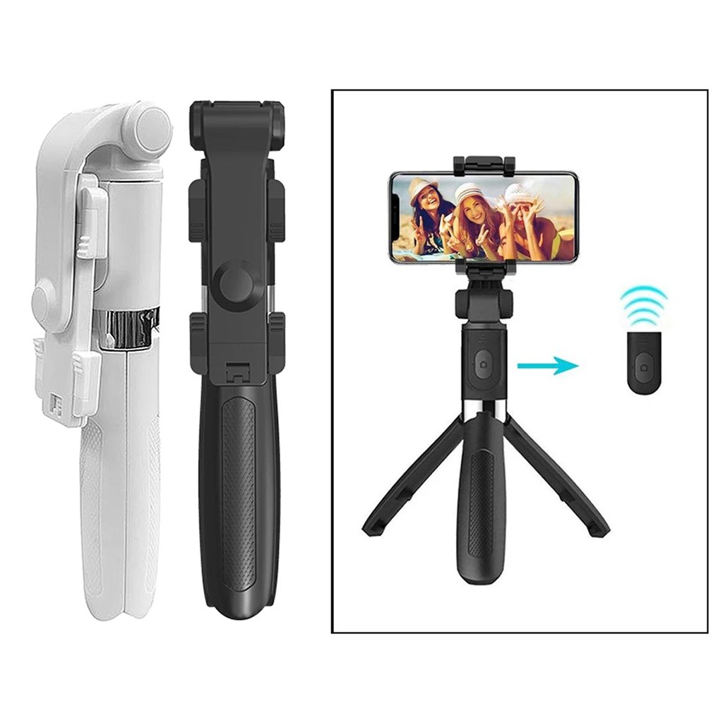 Phone Tripod, Selfie Stick Tripod with Bluetooth Remote for iPhone, Cellphone Tripod for iPhone 11