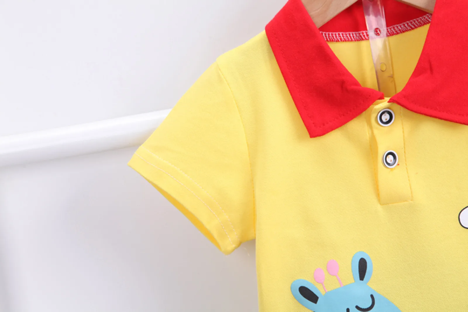 Baby Toddler Boys Animal Print T-Shirt and Denim Shorts