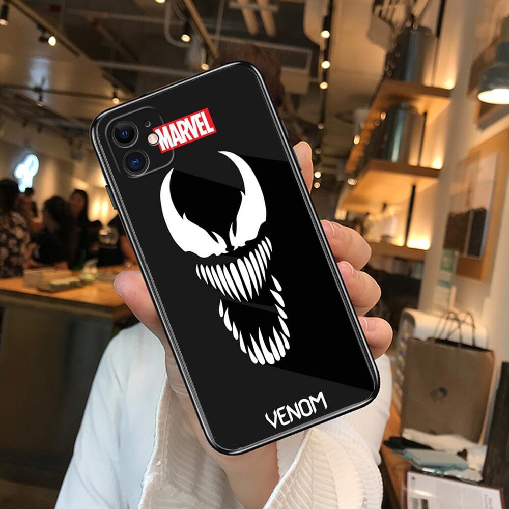 Чехлы для телефонов Venom Marvel для iphone 13 Pro Max, Чехол 12 11 Pro Max  8 PLUS 7PLUS 6S XR X XS 6 mini se, мобильный сотовый телефон | AliExpress