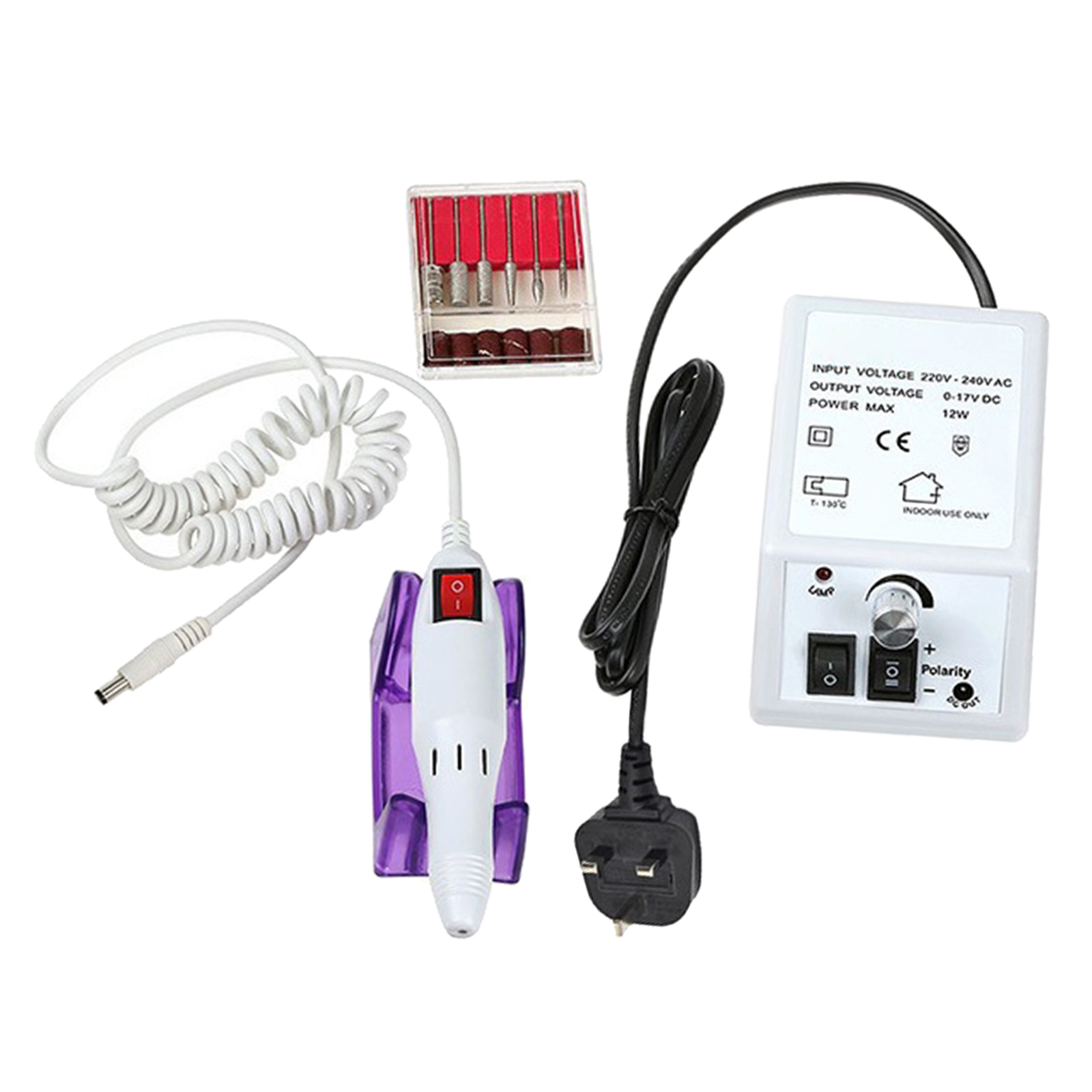 Portable Electric Nail Drill Pro for Acrylic Nails Remove for Home Salon Use