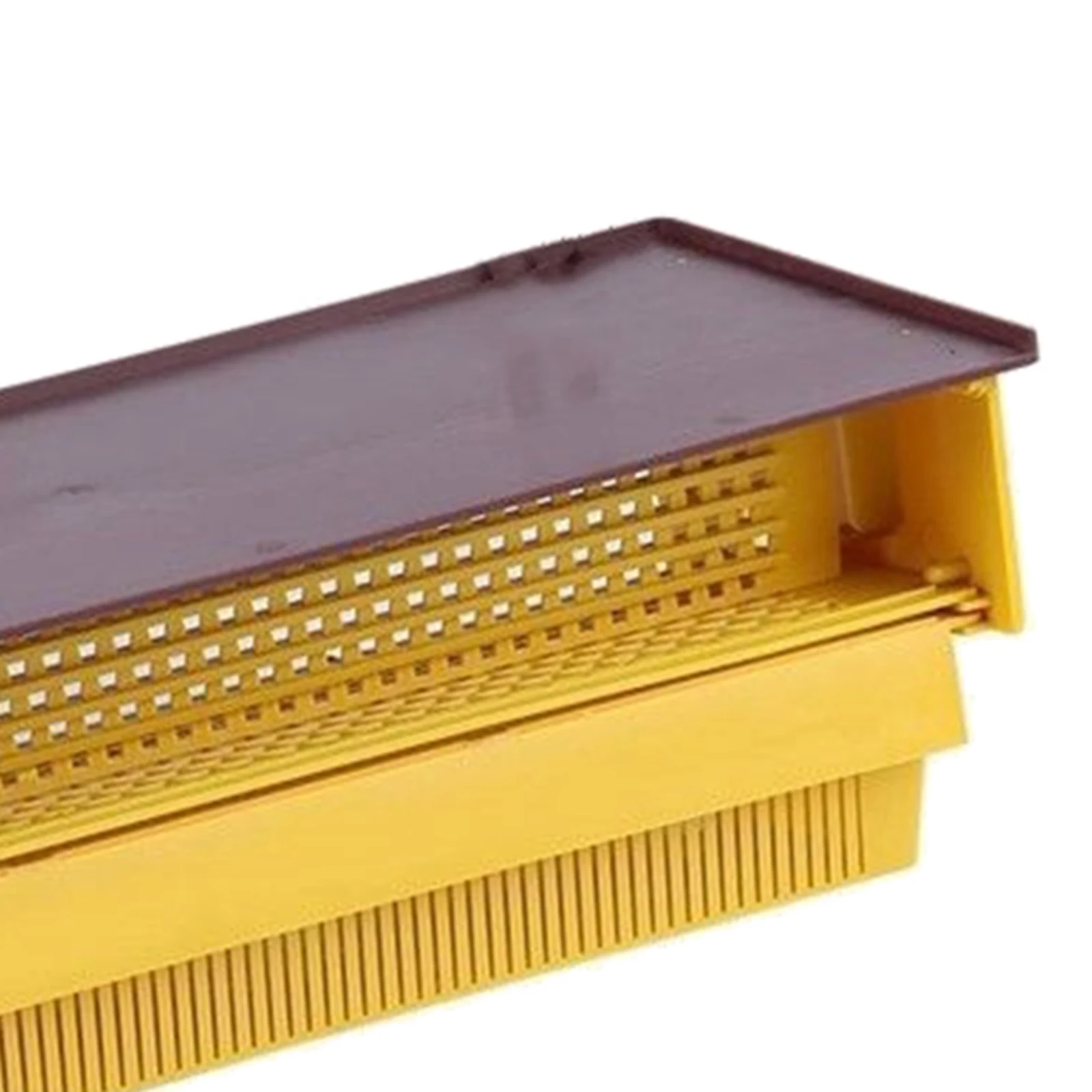 Beekeeping Pollen Trap Removable Pollen Tray Collector Yellow, Easily Adjusted and Assembled