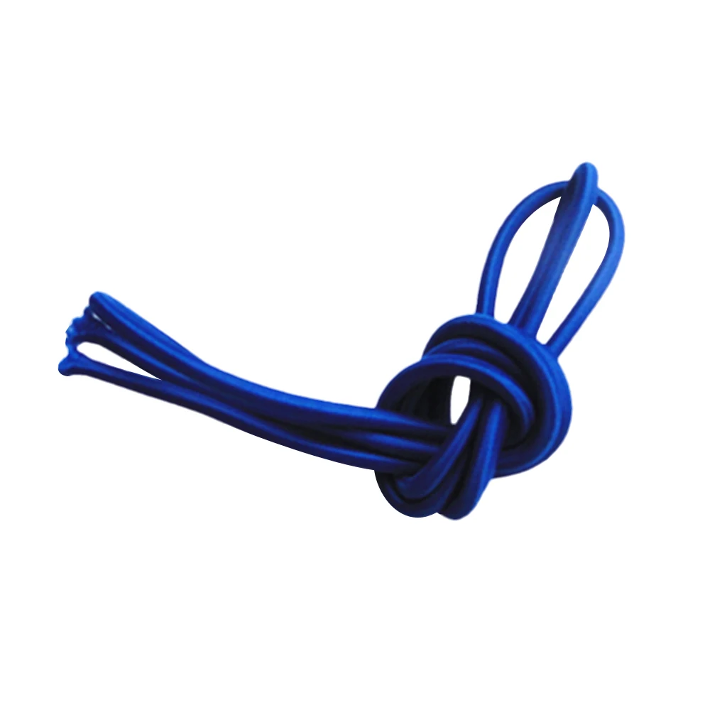 Blue 4mm Strong Elastic Bungee Rope Shock Cord Tie Down Boats Trailers 10m 