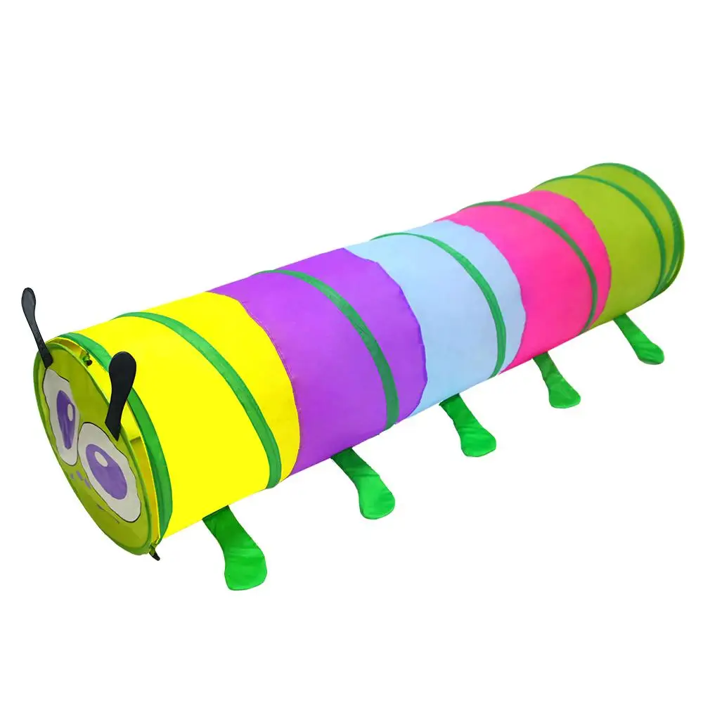 Children`s Baby Colorful Caterpillar Indoor Tunnel Tent Playhouse Toys in