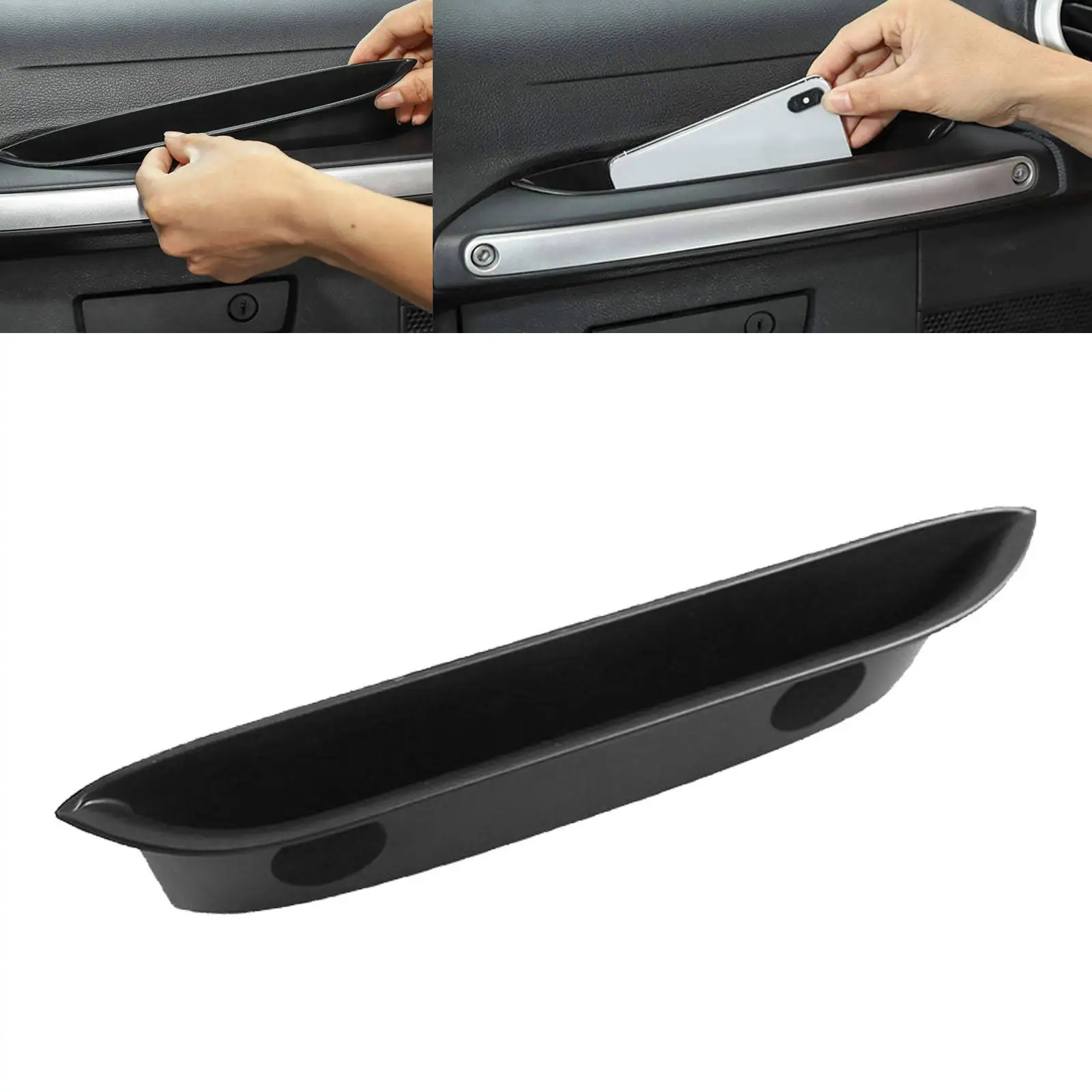 Grab Handle Tray Part Interior ABS Plastic Handrail Storage Box for Jeep Wrangler JK 2011-2018 Unlimited Jku 11-18 Sahara