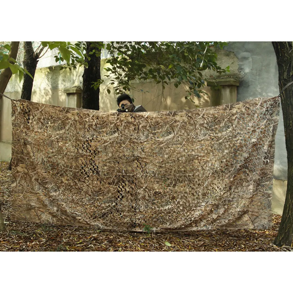 Hunting Camouflage Netting Leaves Jungle Camo Net Fruit Blinds Mesh Net