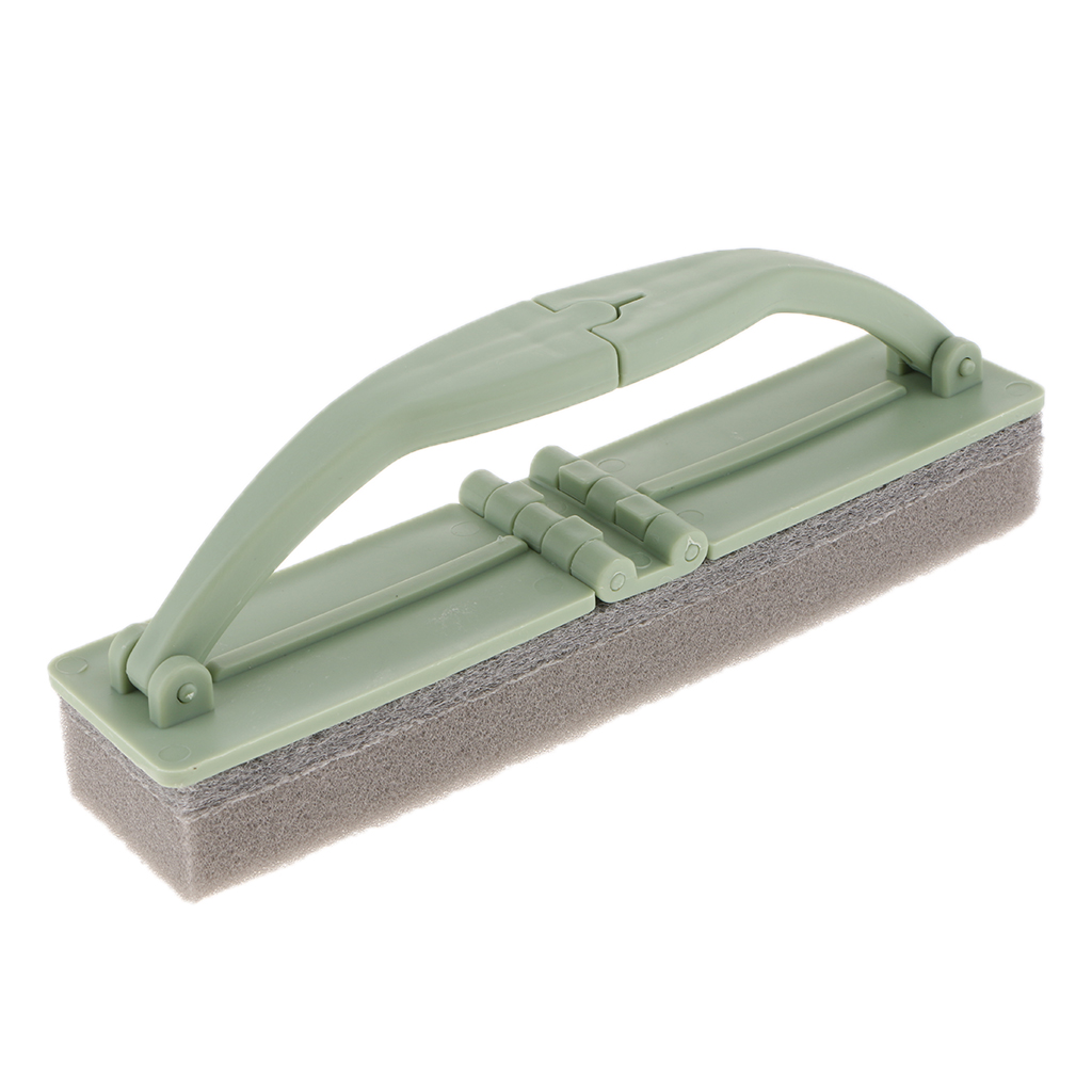 Multi-functional Floor and Window Scrubber, Foldable Sponge Cleaning Brushes for Bathroom and Kitchen