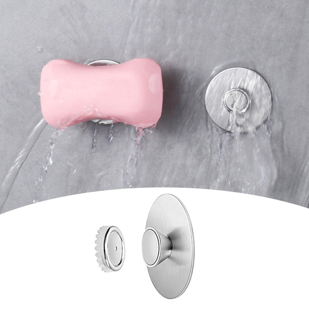 Rustproof Home Magnetic Powerful Soap Holder Stainless Steel Wall Mount New