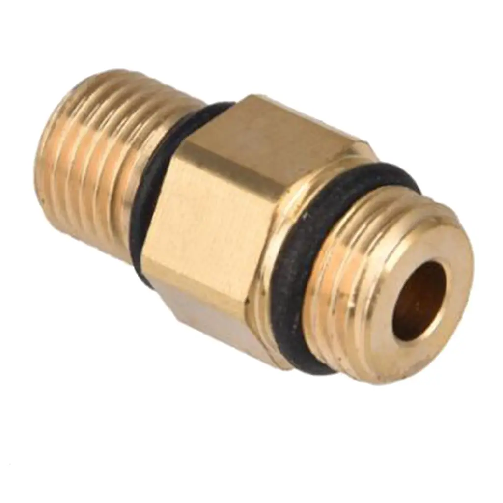 Brass 1/4 Snow Foam Bottle Nozzle Washer Soap Lance Connection Fitting Accs