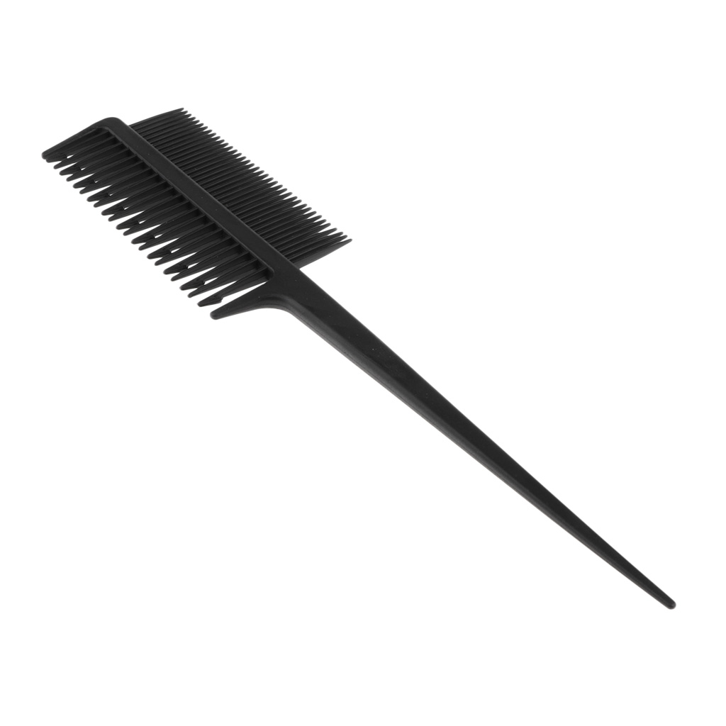Salon Barber Hair Weaving Sectioning Foiling Tint Comb for Coloring Black