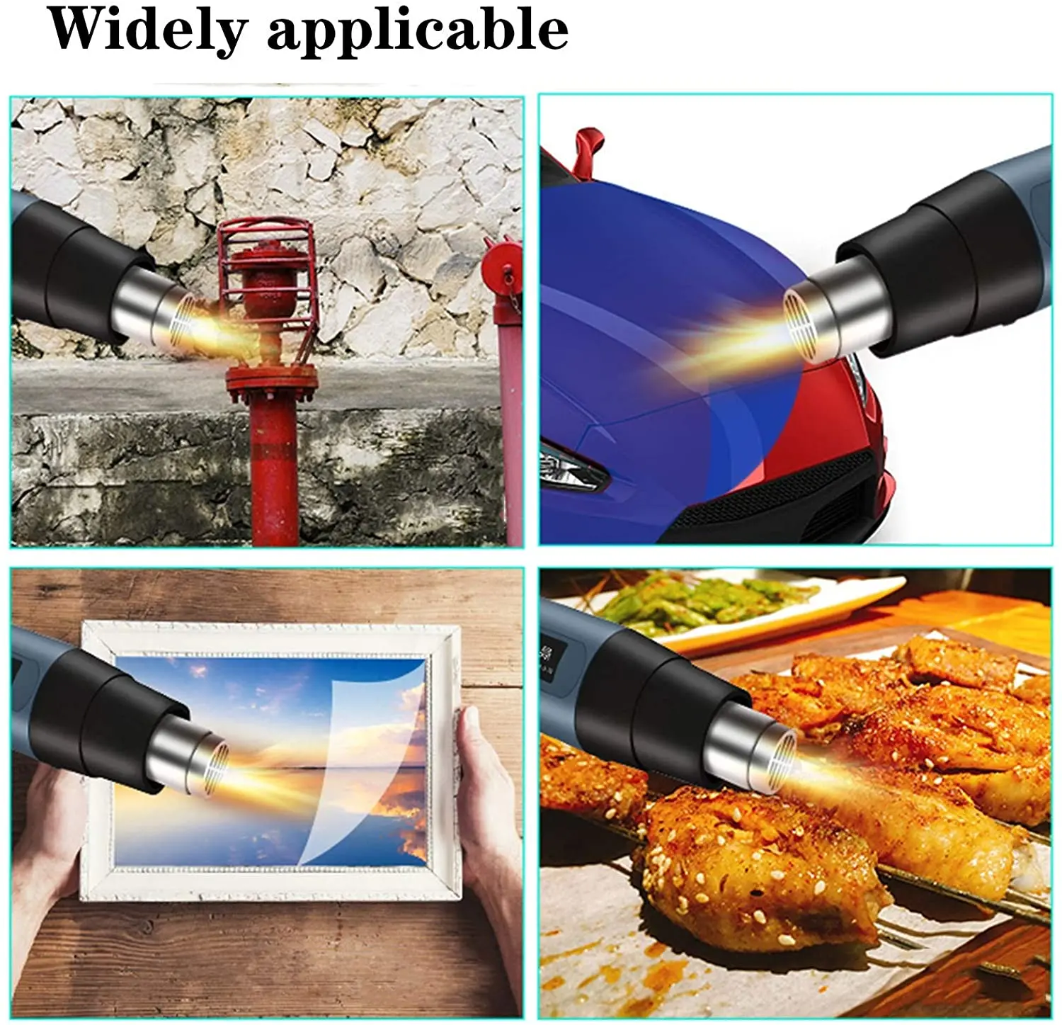 2000W LCD/NO LCD Heat Gun Variable Temperature Advanced Electric Hot Air Gun Power Tool Hair dryer for soldering Thermoregulator electric screwdriver kit