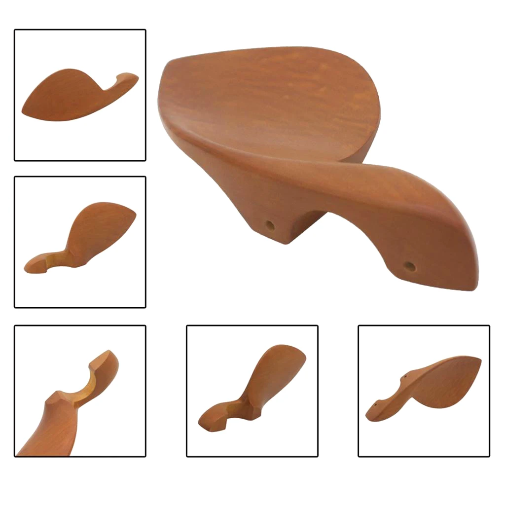 Natural Jujube Wood Violin Chinrest for Vioin Fiddle Replacement Parts