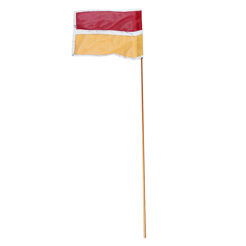 Safety Flag Pole for Bike Trailer Bicycle Motorcycle Truck ATV's Golf Cart Kayaking Boating - High Visibility Orange Red
