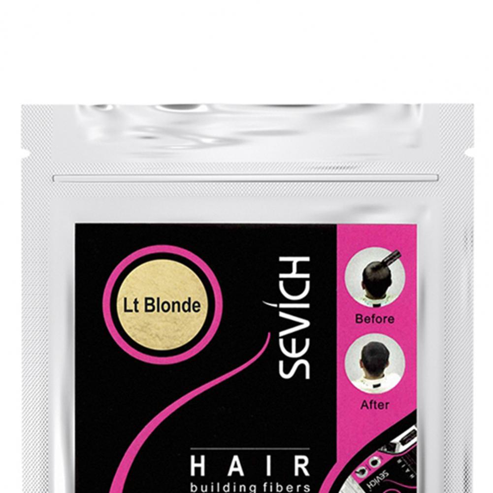 Gris Poudre capillaire épaississante pour hommes, 100g, recharge pour soins capillaires