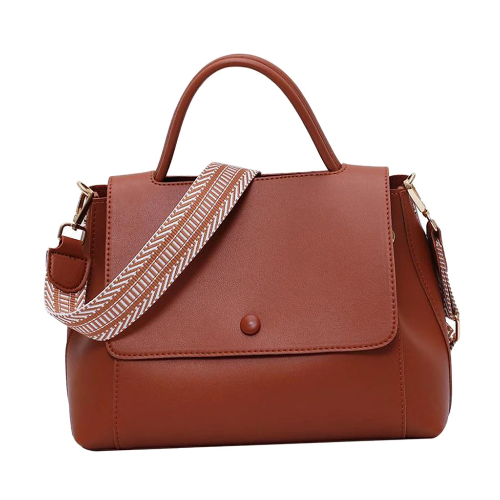 Medium PU Leather Women's Crossbody Bag for Travel, Work Over the Shoulder