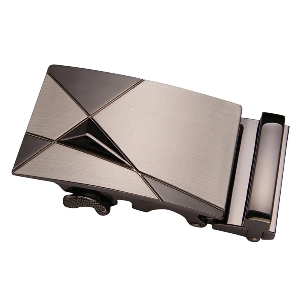 Mens Ratchet Belt Buckle, Automatic Slide Buckle For Belt Strap 35mm
