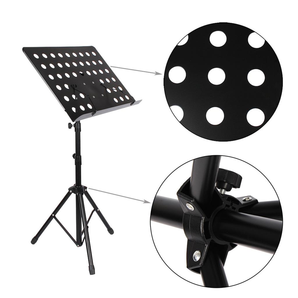 Music Stand Portable Professional Sheet with Clip Holder + Carrying Bag