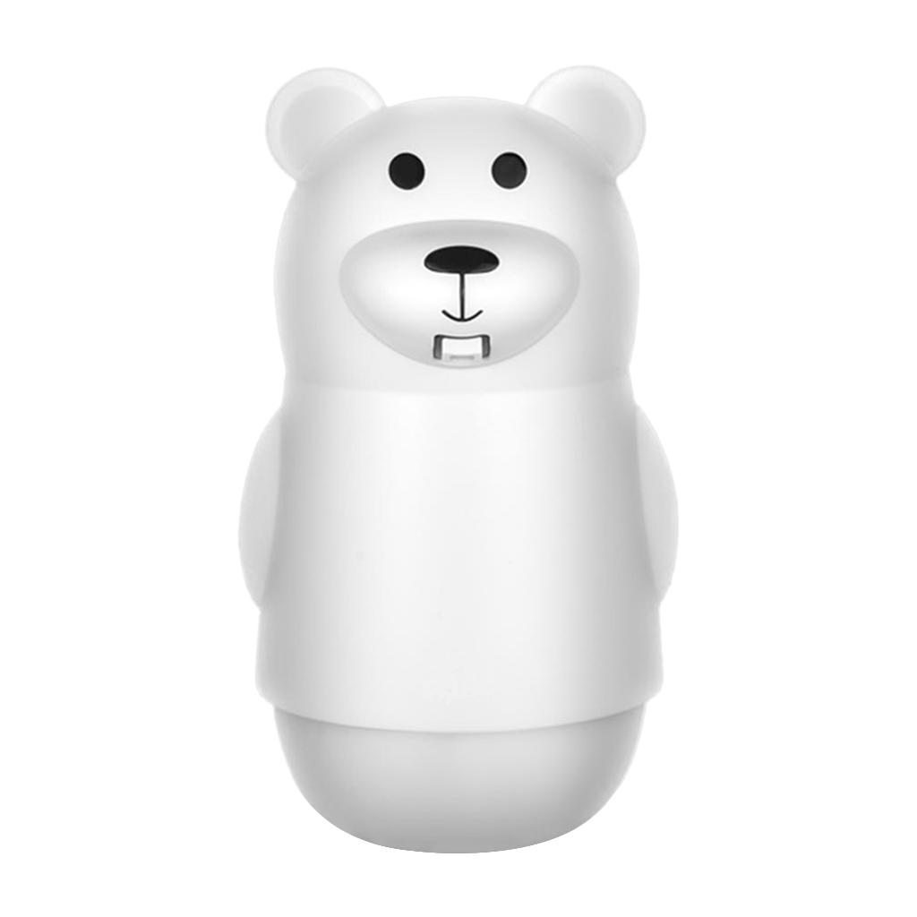 Automatic Soap Dispenser Cute Bear Shape Infrared Sensor Touchless Soap Dispenser 300ml USB Rechargeable Foaming Soap Dispenser