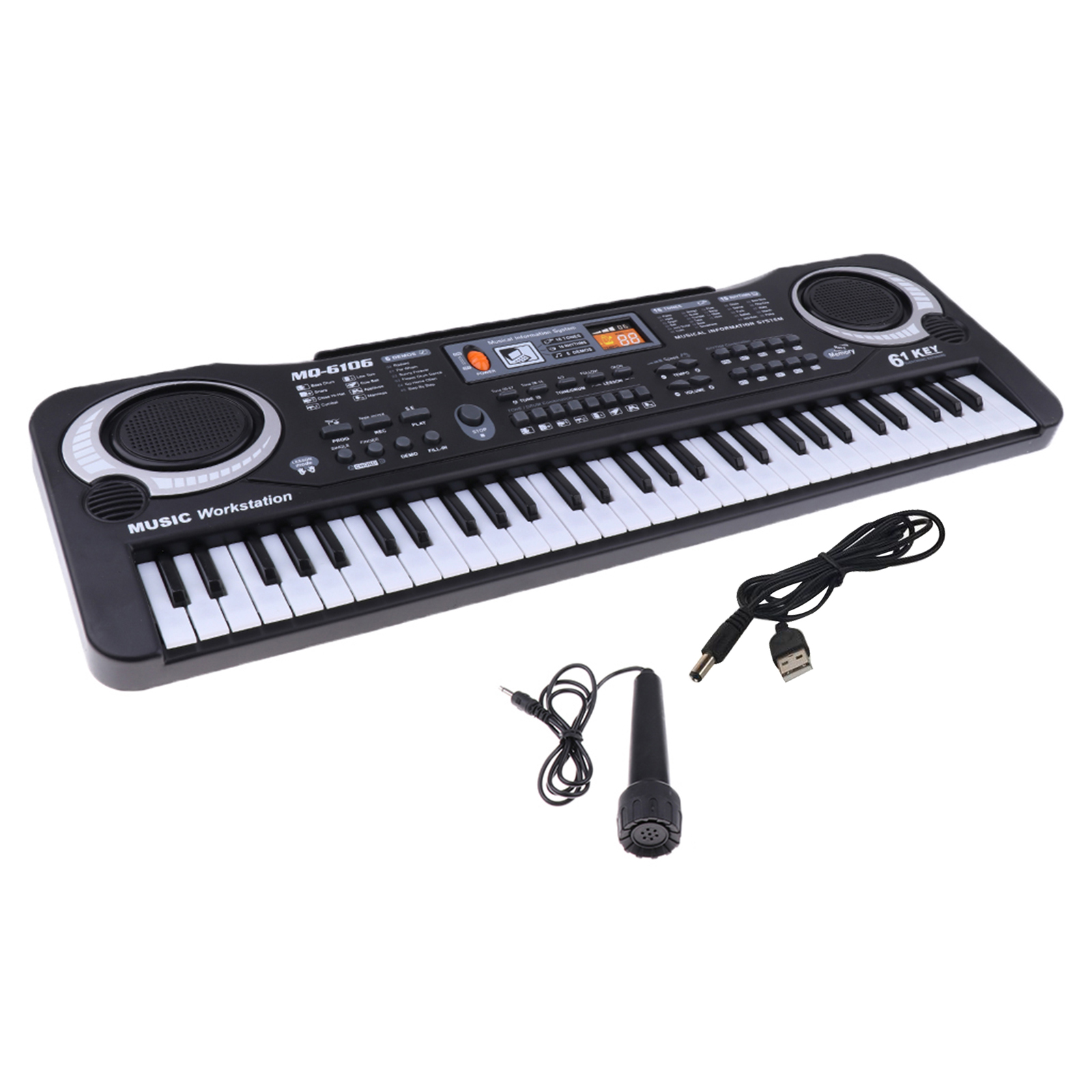 61 Keys Digital Music Electronic Keyboard Key Board Electric Piano Children Kids