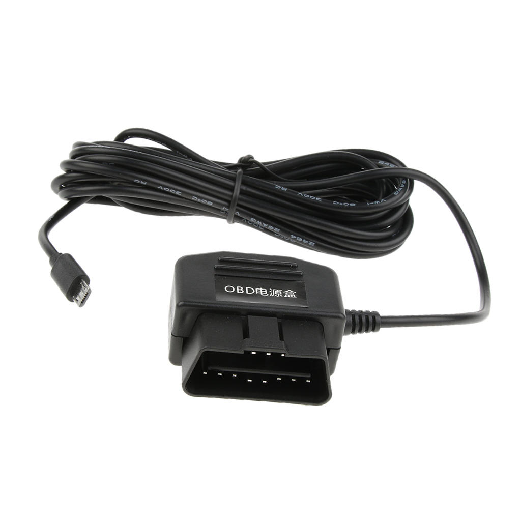 Cheap Car  Cam Hardwire Kits 12V/36V to 5V Recorder Power Adapter  Cable for DVR GPS 3.5 Meters