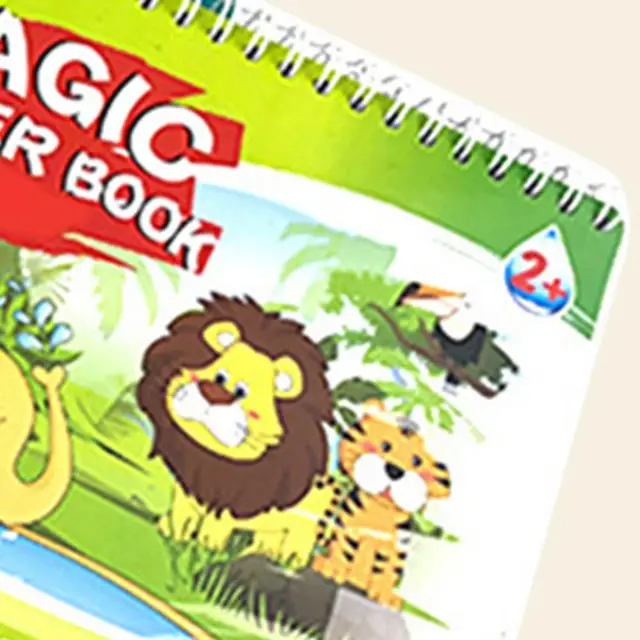 YDxl Color Changing Kids Drawing Book Ergonomic Paper Magical Water  Coloring Painting Book for Child