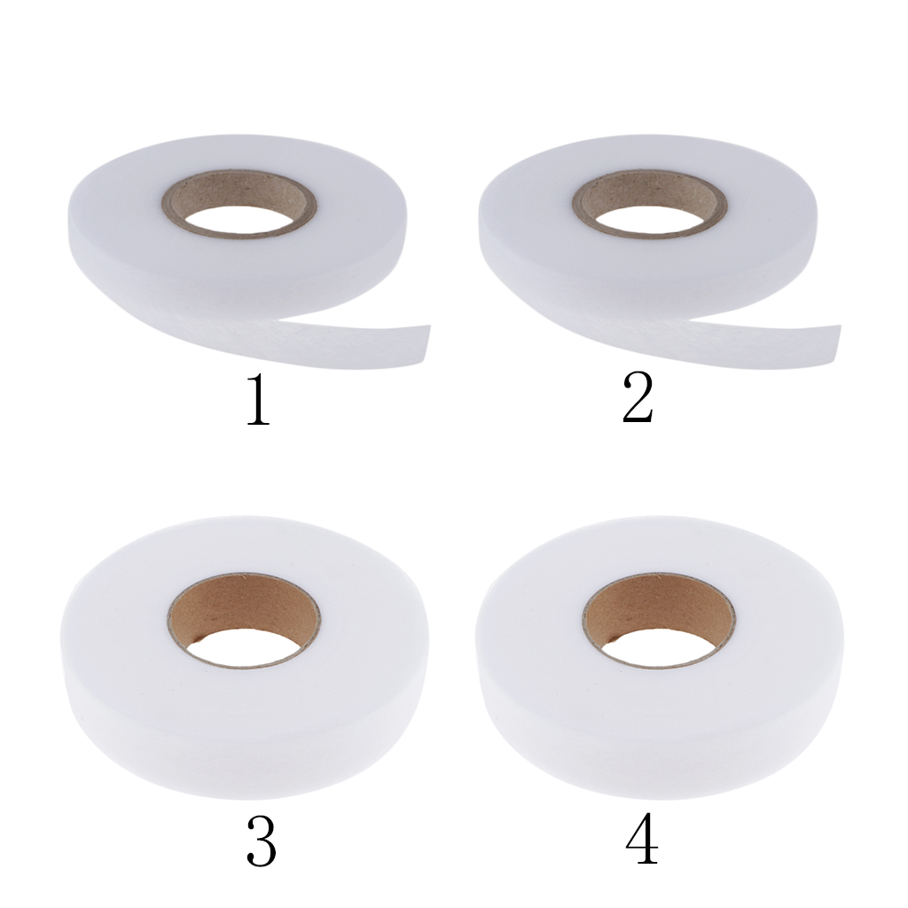 90 Yards Adhesive Hemming Tape Iron On Sewing Fabric Fusing Tape White