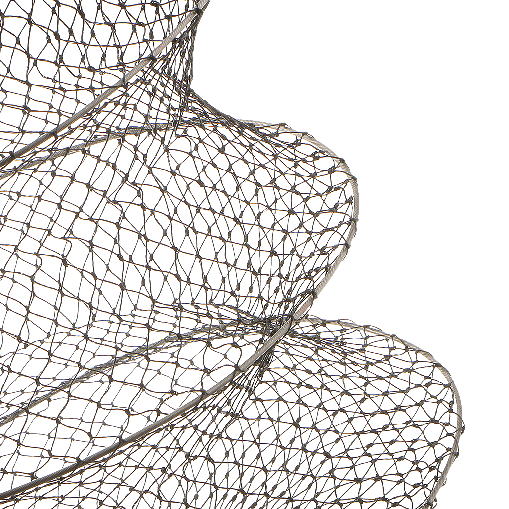 Foldable Lobster  Crawfish Shrimp Trap Cage Fishing Keep Net Nylon Mesh