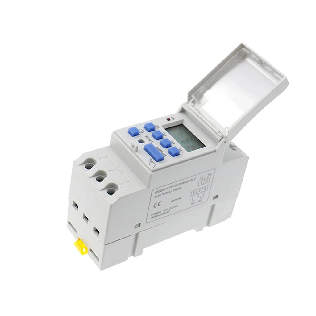 Digital Electronic Timer Switch Relay Control 220V Manual Electric Programmable Power point Weekly 7 Days