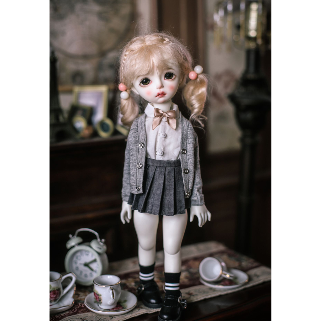 Adorable College Style Shool Uniform For 1/6 BJD Dolls（Full Set）