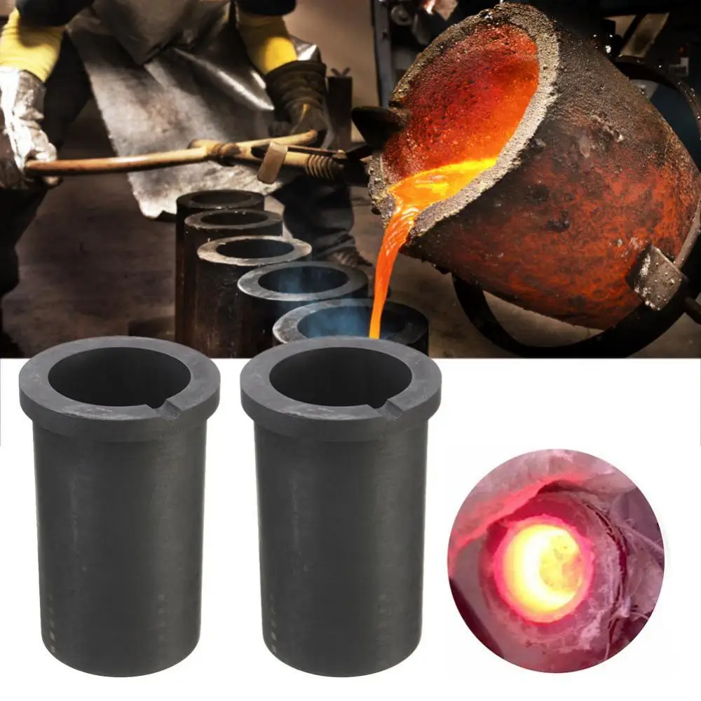 1/2/3 KG Melting Gold Metal Graphite Crucible DIY Melting Casting Refining Tool