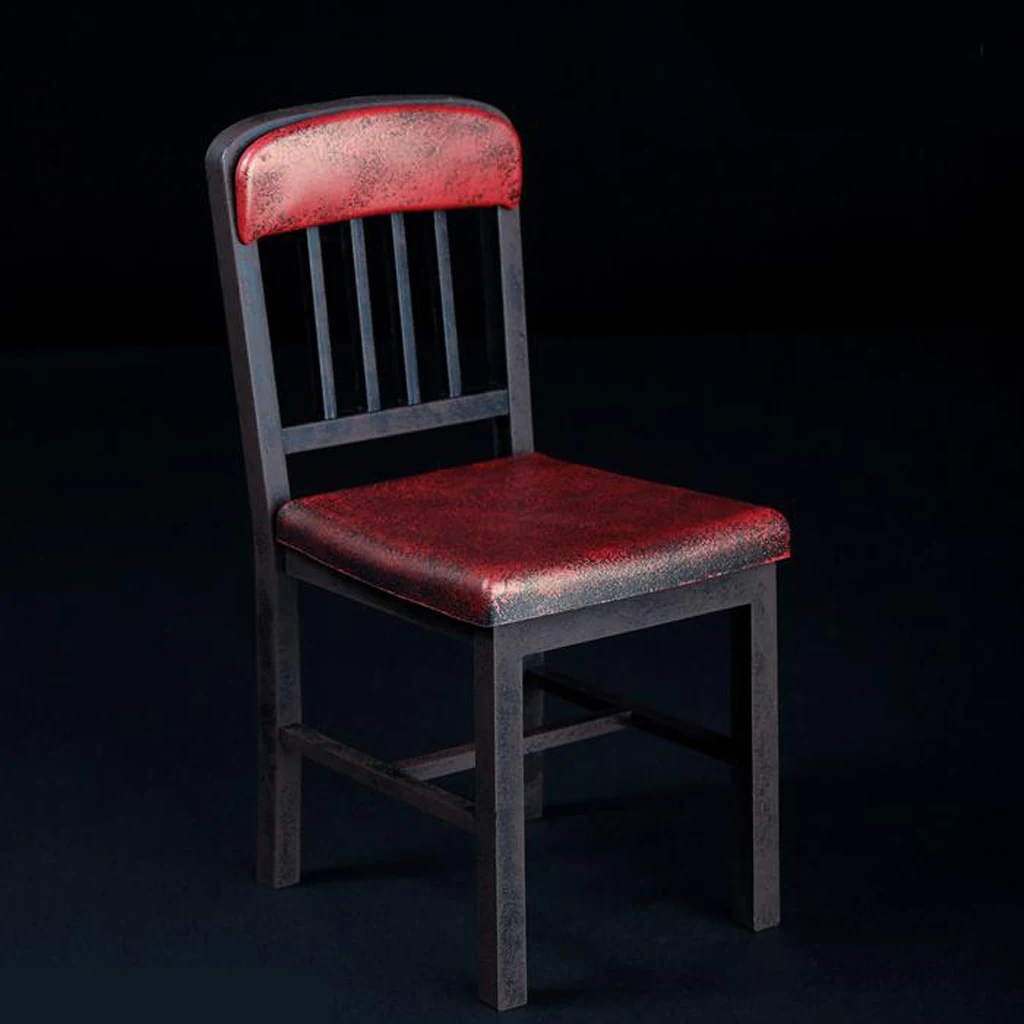 1/6 Scale Plastic Metallic Color Chairs Stools Models Accessories for 12`` Action Figure    EB