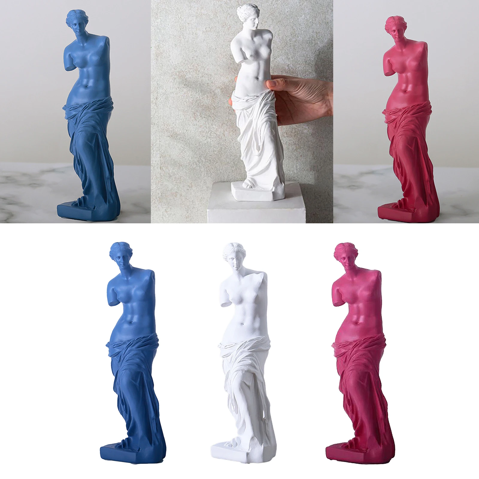 Art Goddess Sculpture Ornament Figurine Craft Statue Shelf Desktop Artwork