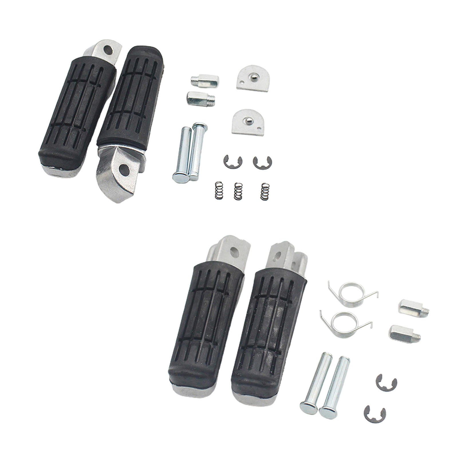 2Pcs Motorcycle Foot Pegs Pedals for Yamaha YZF1000 R1 FZ6R FZ6 Spare Parts