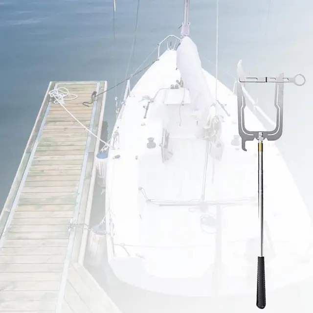 easy Threading rod Mooring Rope U Type Threader Multi-Purpose Dock Hook  Boat Telescopic Fishing Rod Fishing Accessories - AliExpress