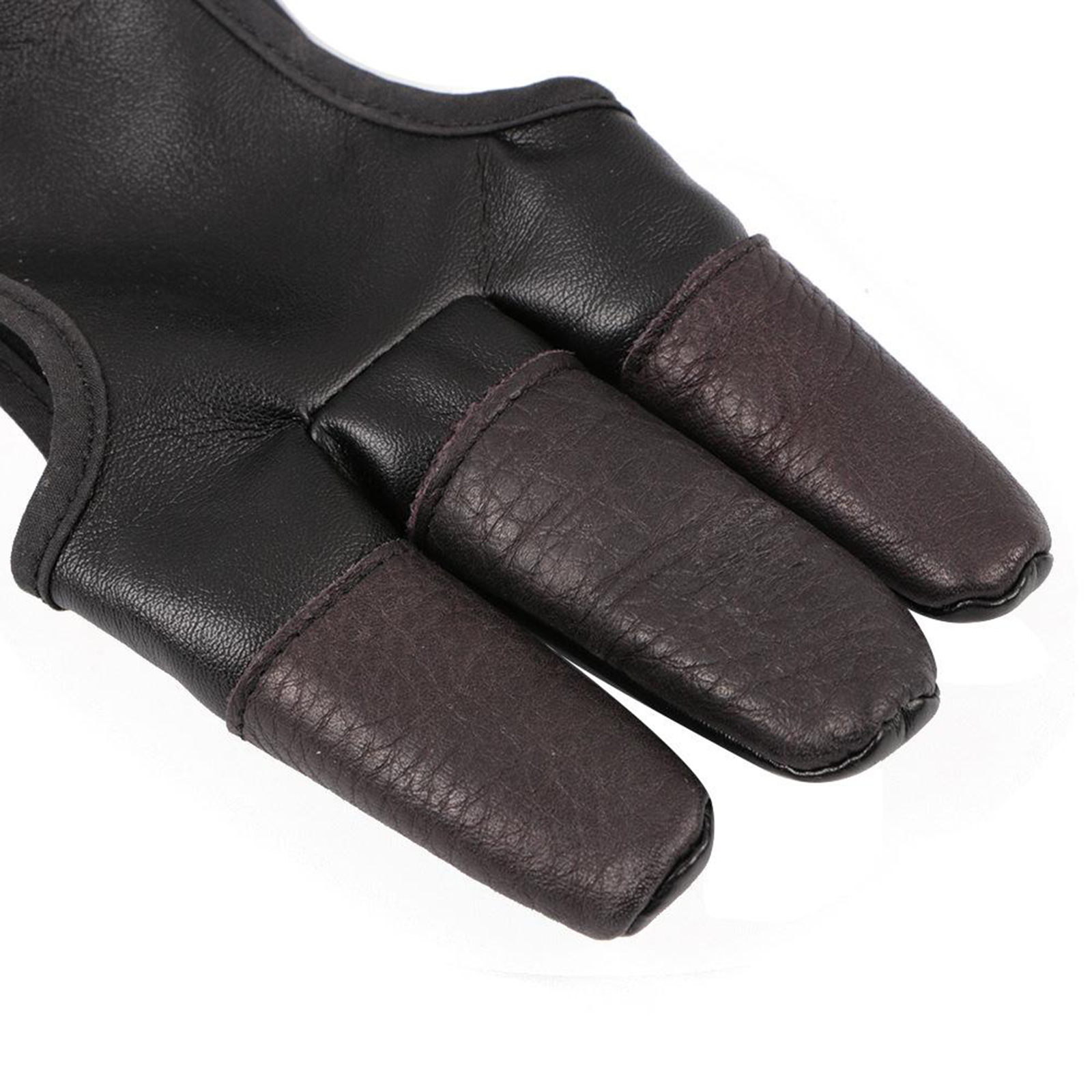 Archery Gloves 3-Finger Shooting Adults Kids Fingers Tab Adjustable Guard