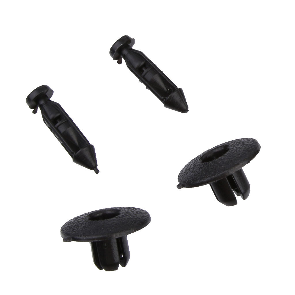 30x Black Bumper Radiator Mounting Bracket Clips Retainer For  