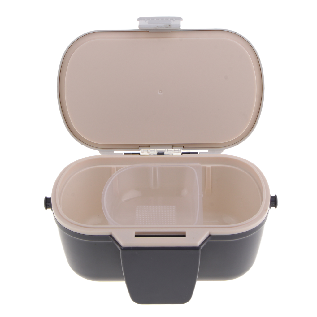 Fishing Live Bait Lure Box Case with Breathable Holes Worm Earthworm Storage Holder Fishing Tackles Box