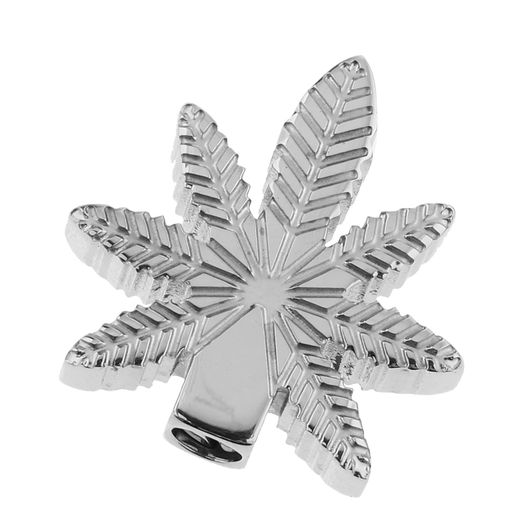 Unique Leaf Shaped Pendant Pet Memorial Keepsake Urn Pendant for Ashes Hair