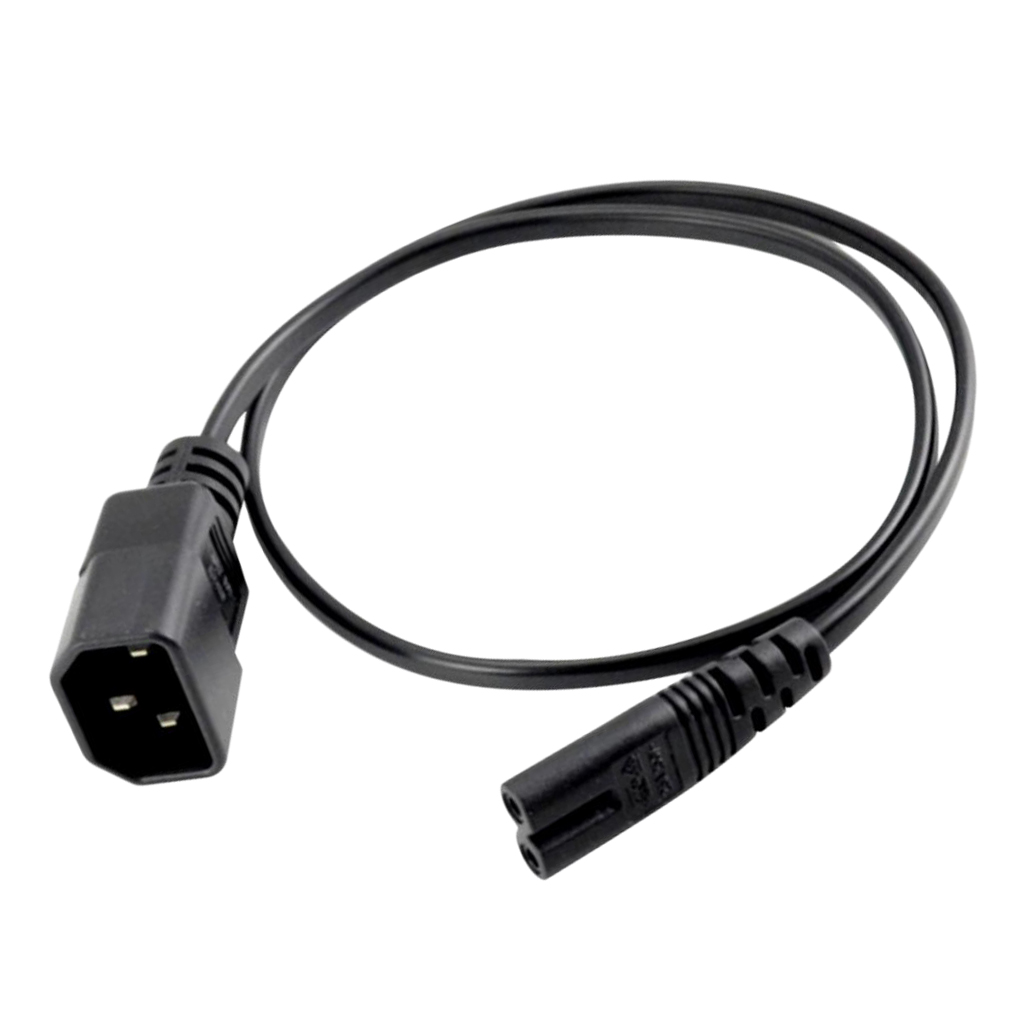 Computer Power Adapter Cable (IEC 320 C14 to C7 AC 2P) 10A - Wall Power to PDU,