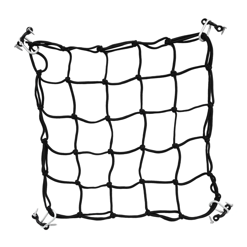 Cargo Deck Deck Bungee Net with Eyelets And Carabiner Hooks Kayak Accessories