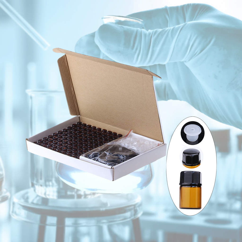 1ml-2ml Amber Glass Portable Mini Dispenser Aromatherapy Travel Must Pipette Bottles Essential Oil Bottles Aromatherapy