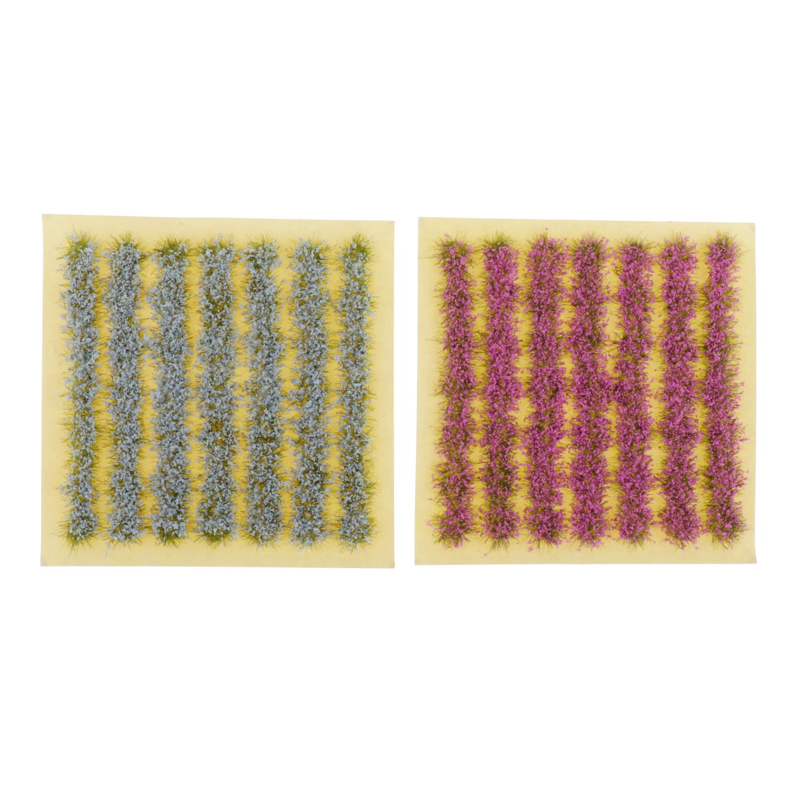 5mm Self Adhesive Static Grass Tufts Mini Model Railway Terrain DIY Miniature, 8.5cm Height