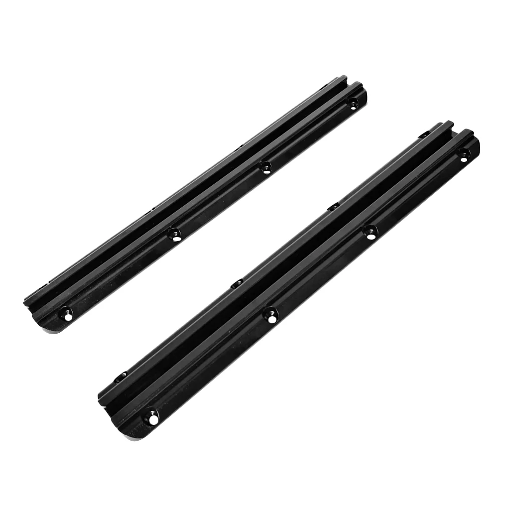 300mm Kayak Aluminum Slide Track Rails with Screws and Nuts DIY Accessories for Kayak Canoes 