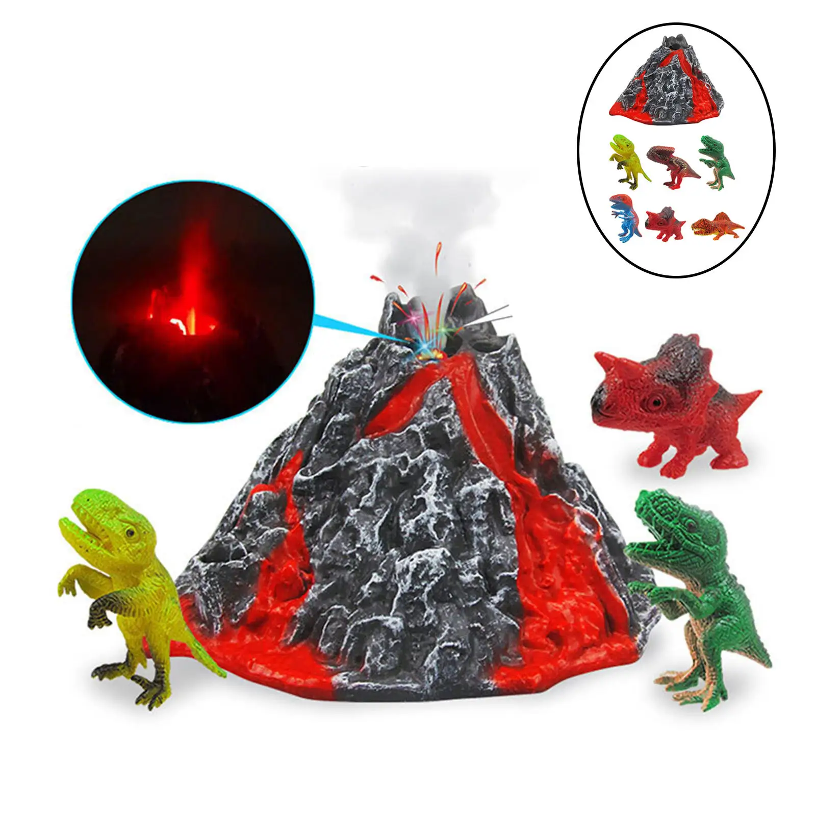 Electric  Eruptions Experiment Kit with Red Light&Sound Learning Toys