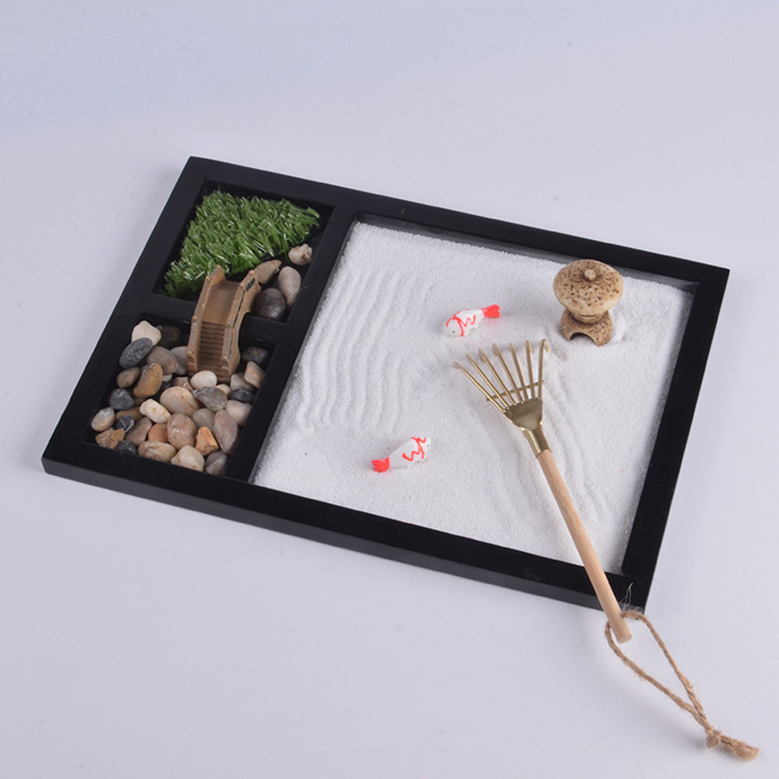 Desktop Zen Garden Meditation Micro Landscape Ornament Relax Yoga Decor