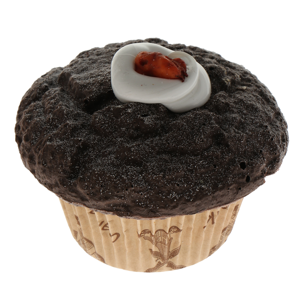 Artificial Cakes Simulation Decorative Cupcake Model Props Dessert Props,Made of Polyurethane, eco-friendly